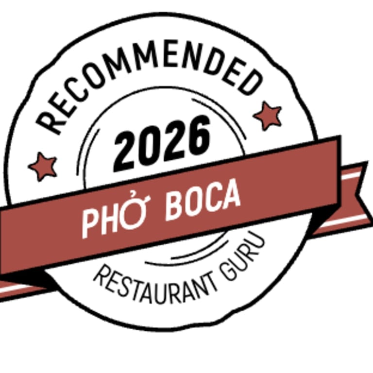 ✨"Recommended 2026" award for Phở Boca✨